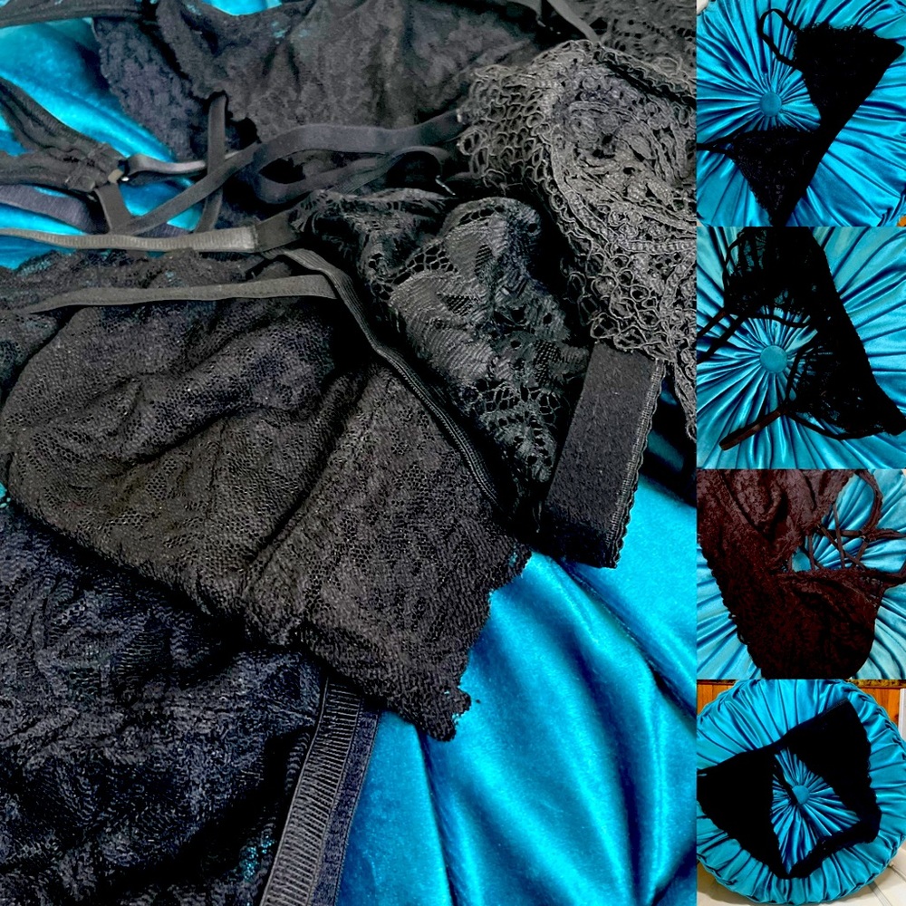 Bralette Bundle - Black Assortment - 4 pieces